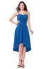 ColsBM Lavern Royal Blue Bridesmaid Dresses Sleeveless Asymmetric Ruching A-line Elegant Sweetheart