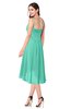 ColsBM Lavern Seafoam Green Bridesmaid Dresses Sleeveless Asymmetric Ruching A-line Elegant Sweetheart