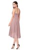 ColsBM Lavern Silver Pink Bridesmaid Dresses Sleeveless Asymmetric Ruching A-line Elegant Sweetheart