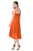 ColsBM Lavern Tangerine Bridesmaid Dresses Sleeveless Asymmetric Ruching A-line Elegant Sweetheart