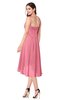 ColsBM Lavern Watermelon Bridesmaid Dresses Sleeveless Asymmetric Ruching A-line Elegant Sweetheart