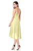 ColsBM Lavern Wax Yellow Bridesmaid Dresses Sleeveless Asymmetric Ruching A-line Elegant Sweetheart