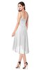 ColsBM Lavern White Bridesmaid Dresses Sleeveless Asymmetric Ruching A-line Elegant Sweetheart