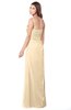 ColsBM Terell Apricot Gelato Bridesmaid Dresses Appliques Floor Length Modern Sleeveless Strapless Half Backless
