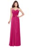 ColsBM Terell Beetroot Purple Bridesmaid Dresses Appliques Floor Length Modern Sleeveless Strapless Half Backless