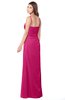 ColsBM Terell Beetroot Purple Bridesmaid Dresses Appliques Floor Length Modern Sleeveless Strapless Half Backless