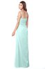 ColsBM Terell Blue Glass Bridesmaid Dresses Appliques Floor Length Modern Sleeveless Strapless Half Backless