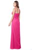 ColsBM Terell Fandango Pink Bridesmaid Dresses Appliques Floor Length Modern Sleeveless Strapless Half Backless