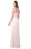 ColsBM Terell Light Pink Bridesmaid Dresses Appliques Floor Length Modern Sleeveless Strapless Half Backless