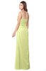 ColsBM Terell Lime Green Bridesmaid Dresses Appliques Floor Length Modern Sleeveless Strapless Half Backless