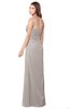 ColsBM Terell Mushroom Bridesmaid Dresses Appliques Floor Length Modern Sleeveless Strapless Half Backless