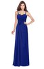 ColsBM Terell Nautical Blue Bridesmaid Dresses Appliques Floor Length Modern Sleeveless Strapless Half Backless