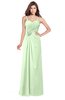 ColsBM Terell Pale Green Bridesmaid Dresses Appliques Floor Length Modern Sleeveless Strapless Half Backless
