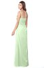 ColsBM Terell Pale Green Bridesmaid Dresses Appliques Floor Length Modern Sleeveless Strapless Half Backless
