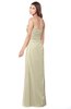 ColsBM Terell Putty Bridesmaid Dresses Appliques Floor Length Modern Sleeveless Strapless Half Backless