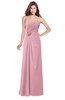 ColsBM Terell Rosebloom Bridesmaid Dresses Appliques Floor Length Modern Sleeveless Strapless Half Backless