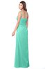 ColsBM Terell Seafoam Green Bridesmaid Dresses Appliques Floor Length Modern Sleeveless Strapless Half Backless