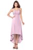 ColsBM Audley Baby Pink Bridesmaid Dresses Sleeveless Hi-Lo Gorgeous Spaghetti Pick up A-line