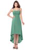 ColsBM Audley Beryl Green Bridesmaid Dresses Sleeveless Hi-Lo Gorgeous Spaghetti Pick up A-line