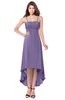ColsBM Audley Chalk Violet Bridesmaid Dresses Sleeveless Hi-Lo Gorgeous Spaghetti Pick up A-line