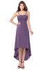 ColsBM Audley Chinese Violet Bridesmaid Dresses Sleeveless Hi-Lo Gorgeous Spaghetti Pick up A-line