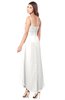 ColsBM Audley Cloud White Bridesmaid Dresses Sleeveless Hi-Lo Gorgeous Spaghetti Pick up A-line