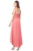 ColsBM Audley Coral Bridesmaid Dresses Sleeveless Hi-Lo Gorgeous Spaghetti Pick up A-line