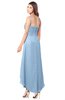 ColsBM Audley Dusty Blue Bridesmaid Dresses Sleeveless Hi-Lo Gorgeous Spaghetti Pick up A-line