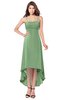 ColsBM Audley Fair Green Bridesmaid Dresses Sleeveless Hi-Lo Gorgeous Spaghetti Pick up A-line