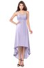 ColsBM Audley Light Purple Bridesmaid Dresses Sleeveless Hi-Lo Gorgeous Spaghetti Pick up A-line