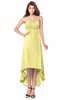 ColsBM Audley Pastel Yellow Bridesmaid Dresses Sleeveless Hi-Lo Gorgeous Spaghetti Pick up A-line