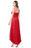 ColsBM Audley Red Bridesmaid Dresses Sleeveless Hi-Lo Gorgeous Spaghetti Pick up A-line