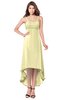ColsBM Audley Soft Yellow Bridesmaid Dresses Sleeveless Hi-Lo Gorgeous Spaghetti Pick up A-line