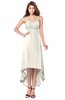 ColsBM Audley Whisper White Bridesmaid Dresses Sleeveless Hi-Lo Gorgeous Spaghetti Pick up A-line