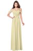 ColsBM Kaolin Anise Flower Bridesmaid Dresses A-line Floor Length Zip up Short Sleeve Appliques Gorgeous