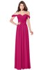 ColsBM Kaolin Beetroot Purple Bridesmaid Dresses A-line Floor Length Zip up Short Sleeve Appliques Gorgeous
