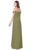 ColsBM Kaolin Cedar Bridesmaid Dresses A-line Floor Length Zip up Short Sleeve Appliques Gorgeous