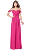 ColsBM Kaolin Fandango Pink Bridesmaid Dresses A-line Floor Length Zip up Short Sleeve Appliques Gorgeous
