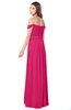 ColsBM Kaolin Fuschia Bridesmaid Dresses A-line Floor Length Zip up Short Sleeve Appliques Gorgeous
