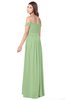 ColsBM Kaolin Gleam Bridesmaid Dresses A-line Floor Length Zip up Short Sleeve Appliques Gorgeous