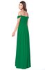 ColsBM Kaolin Green Bridesmaid Dresses A-line Floor Length Zip up Short Sleeve Appliques Gorgeous