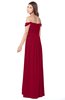 ColsBM Kaolin Maroon Bridesmaid Dresses A-line Floor Length Zip up Short Sleeve Appliques Gorgeous