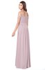 ColsBM Kaolin Pale Lilac Bridesmaid Dresses A-line Floor Length Zip up Short Sleeve Appliques Gorgeous