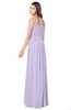 ColsBM Kaolin Pastel Lilac Bridesmaid Dresses A-line Floor Length Zip up Short Sleeve Appliques Gorgeous