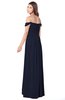 ColsBM Kaolin Peacoat Bridesmaid Dresses A-line Floor Length Zip up Short Sleeve Appliques Gorgeous