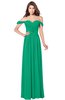 ColsBM Kaolin Sea Green Bridesmaid Dresses A-line Floor Length Zip up Short Sleeve Appliques Gorgeous