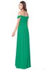 ColsBM Kaolin Sea Green Bridesmaid Dresses A-line Floor Length Zip up Short Sleeve Appliques Gorgeous