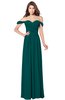 ColsBM Kaolin Shaded Spruce Bridesmaid Dresses A-line Floor Length Zip up Short Sleeve Appliques Gorgeous