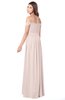 ColsBM Kaolin Silver Peony Bridesmaid Dresses A-line Floor Length Zip up Short Sleeve Appliques Gorgeous