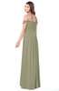 ColsBM Kaolin Sponge Bridesmaid Dresses A-line Floor Length Zip up Short Sleeve Appliques Gorgeous